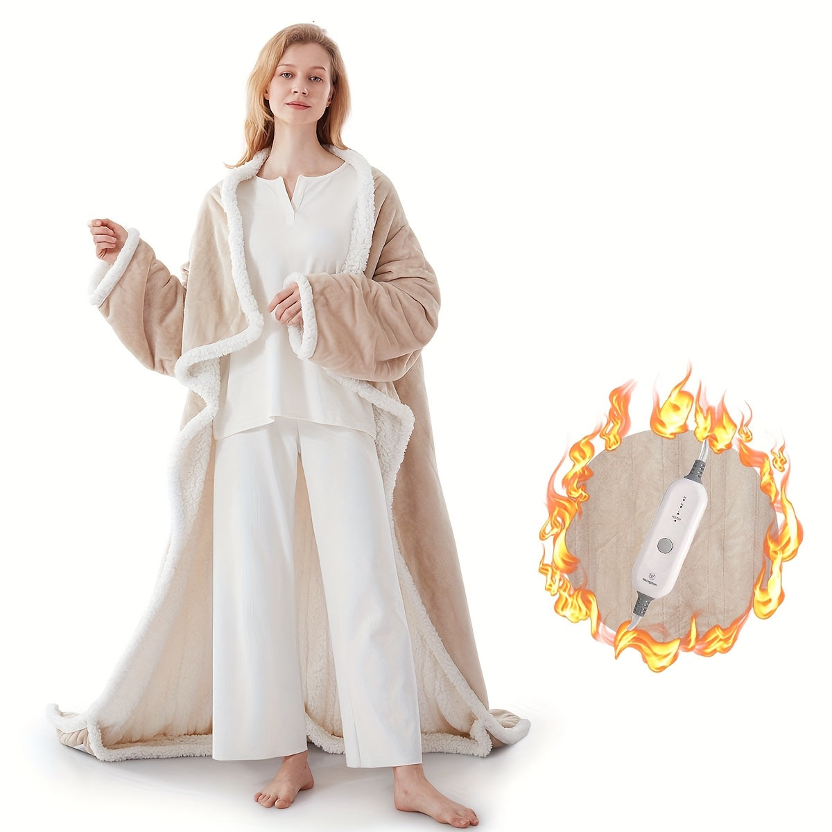 SnugWrap™ — The Wearable Heated Blanket