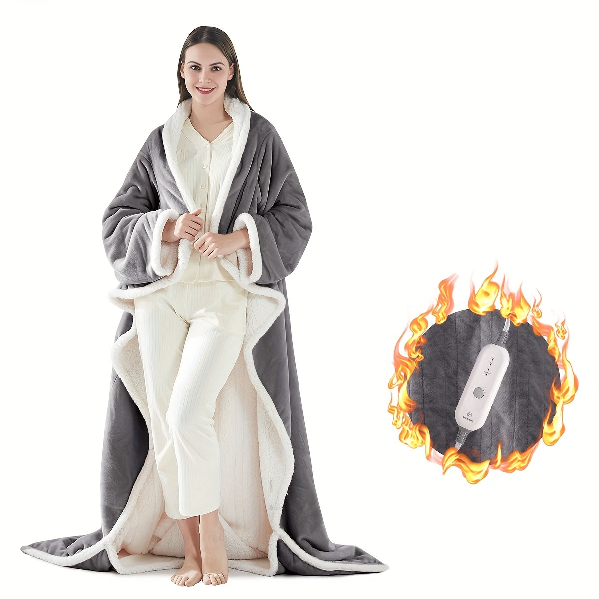 SnugWrap™ — The Wearable Heated Blanket