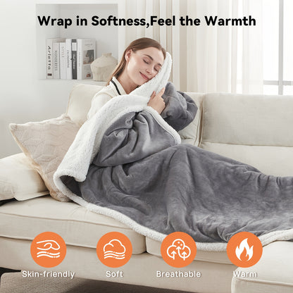SnugWrap™ — The Wearable Heated Blanket