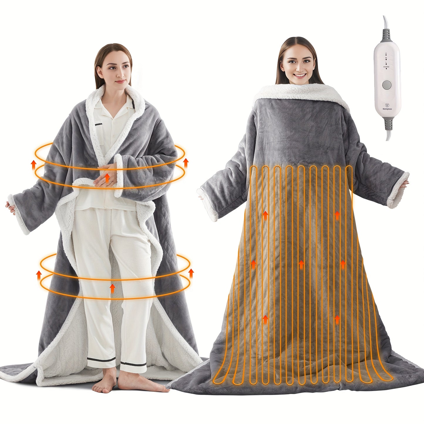 SnugWrap™ — The Wearable Heated Blanket